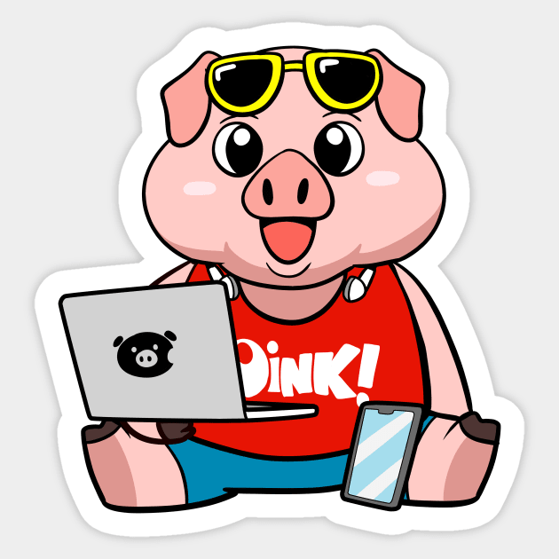 Robert Hammy Jr Sticker by Pixel_Monkey